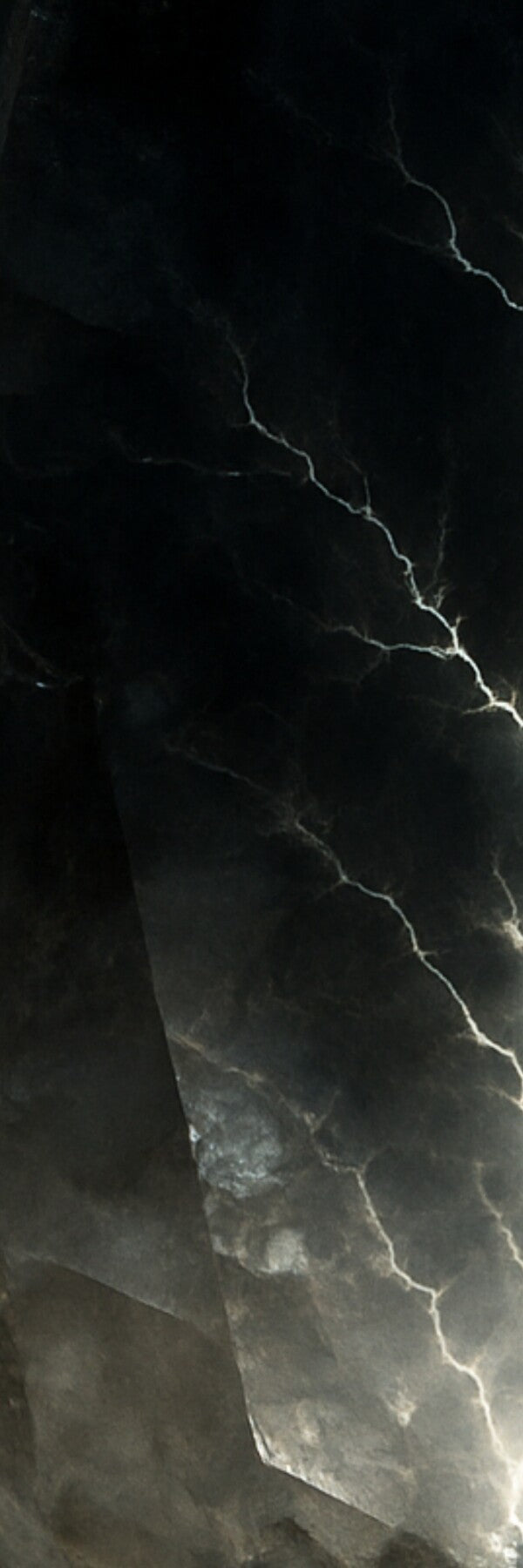 “Strike of Insight” – Black Fulgurite-Inspired Art