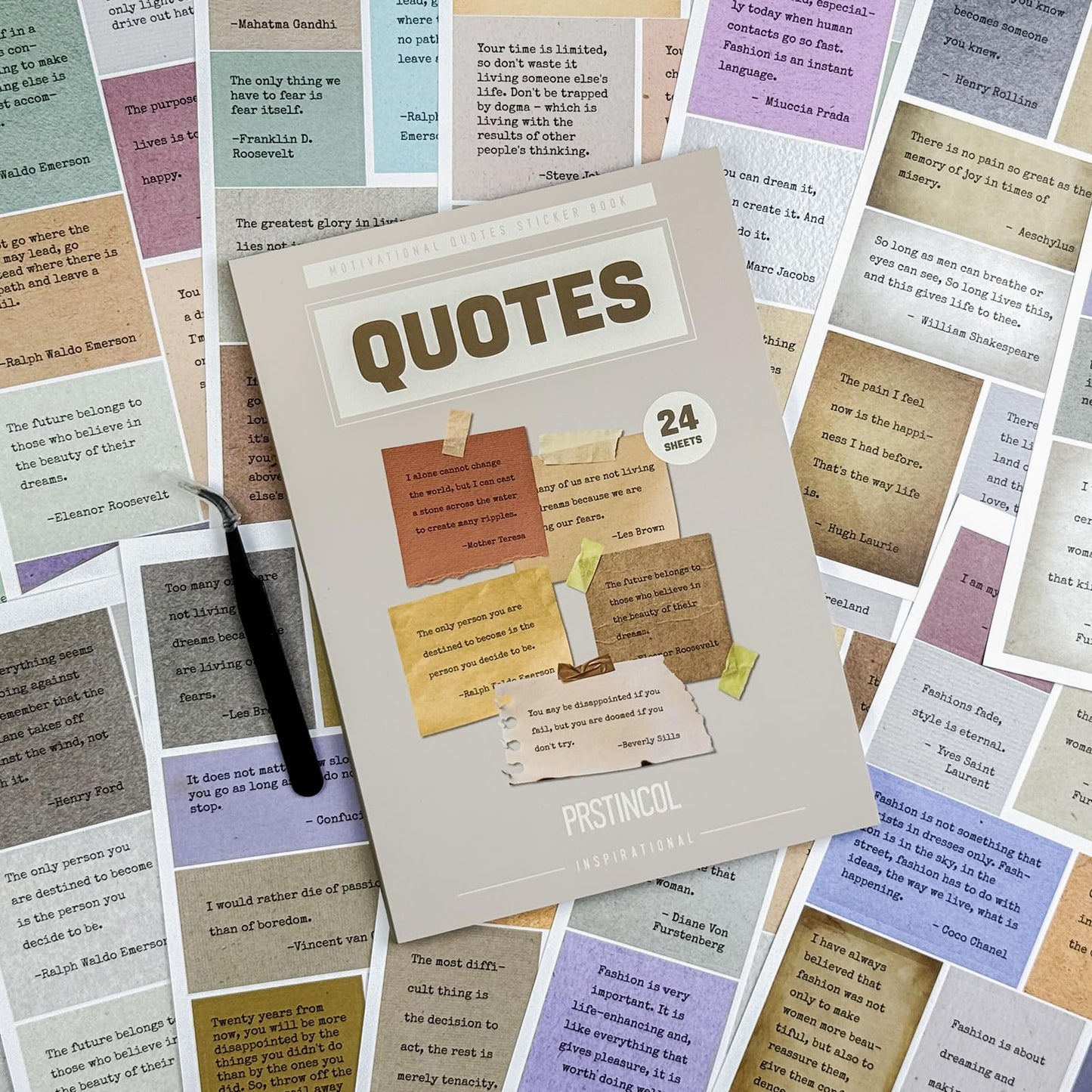 2370 Pcs Word Stickers for Journaling,40 Sheets Quote Stickers Gold Foil Small Talk Stickers for Junk Journal Craft,Scrapbooking Supplies for Bullet Journal Scrapbooking DIY Craft Card Making