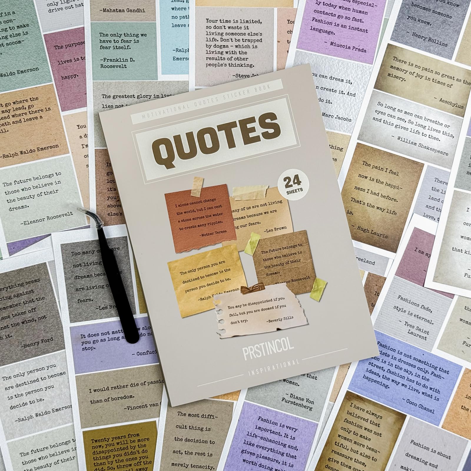 2370 Pcs Word Stickers for Journaling,40 Sheets Quote Stickers Gold Foil Small Talk Stickers for Junk Journal Craft,Scrapbooking Supplies for Bullet Journal Scrapbooking DIY Craft Card Making