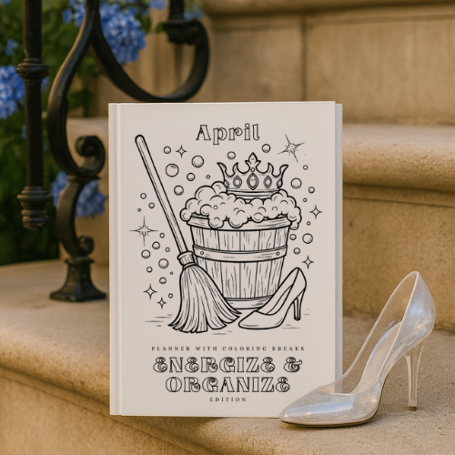 April Planner: Energize & Organize Edition (Spring Refresh) - 'Storybook Journeys' themed editions - Hardcover