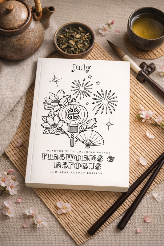 July Planner - Summer Stride - Storybook Journeys - Paperback