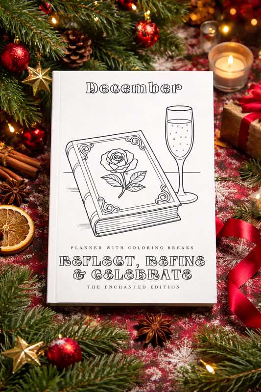 December Planner - Reflect, Refine & Celebrate - Storybook Journeys - Paperback